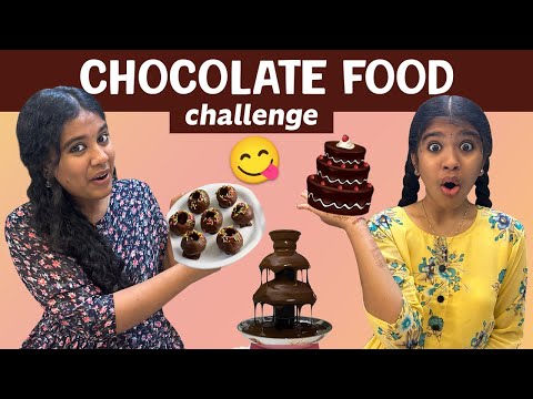 🔥We ate only CHOCOLATE for 24 hrs | 😱Chocolate-la UPMA Va?😂 | Food Challenge Tamil😋| Ammu Times
