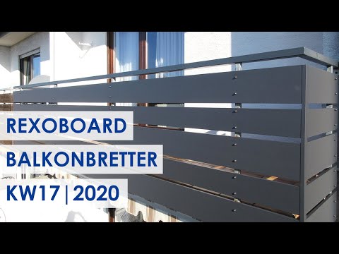 Balkone mit Alu-Balkonbrettern - top! (Kundenbilder KW 17/2020)