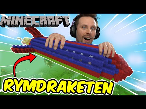 EN RYMDRAKET SOM TILLVERKAR ULL I MINECRAFT - Lets play - S6E27
