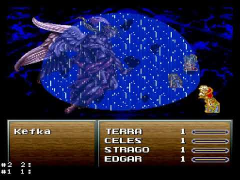 Final Fantasy VI (SNES) Final Boss Kefka