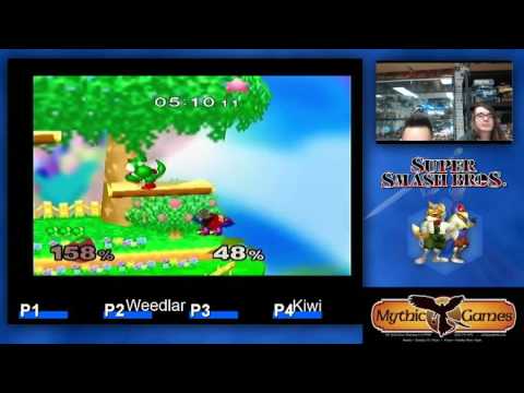 Mythic Mondays #1 Losers Finals- Kiwi (Falco) vs Weedlar (Yoshi)