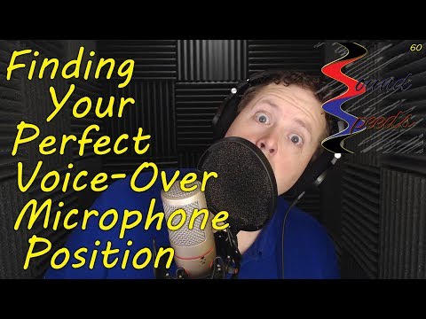 Finding Your Perfect Voice-Over Microphone Position - Sound Speeds