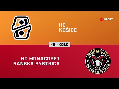 45. kolo: HC Košice - HC MONACObet Banská Bystrica 1:4 (HIGHLIGHTY)