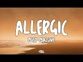Post Malone Allergic Lyrics