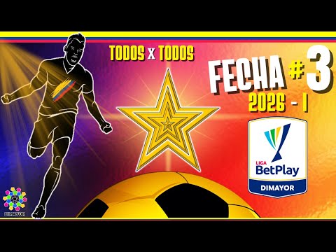 This is how Matchday 3 of the 2026 BetPlay League is played - I ⚽ | 🇨🇴 Colombian Football Matchda...