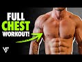 Chest Workout With Only Dumbbells (7 Exercises!)