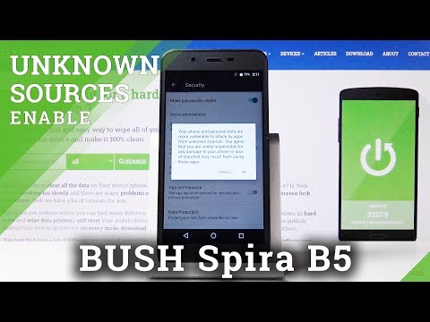 How to Allow Apps Installation from Unknown Sources on BUSH Spira B5