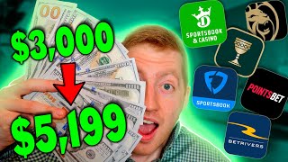 I Made $2,200 Signing Up for FREE Sports Betting Apps Promotions!