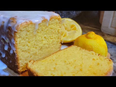 3 Ingredient Lemon Loaf Cake EASY | Boxed Cake Mix Hack #cooking