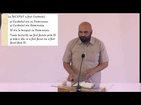 Ioan 1:1-18 - Lumina lumineaza in intuneric, si intunericul nu a birut-o - Samuel Ghica