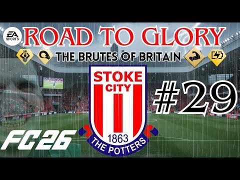 EA FC 26 | Career Mode | #29 | Stoke City | Arsenal on a rainy day in Stoke⛈️ We're BROKE😱😭😱