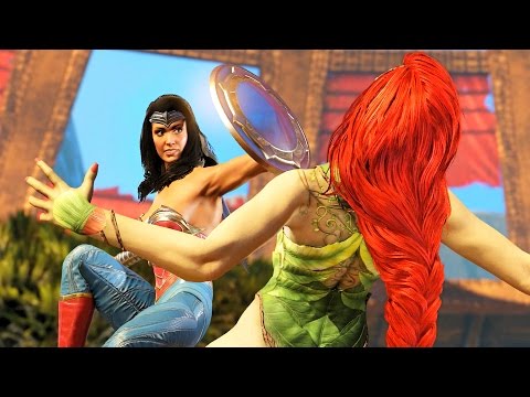 Injustice 2 Wonder Woman Super Move on All Characters 4k UHD 2160p Video