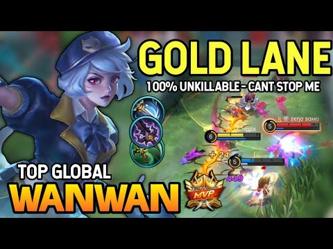 100% UNKILLABLE! WANWAN BEST BUILD 2021 | TOP GLOBAL WANWAN GAMEPLAY | MOBILE LEGENDS✓