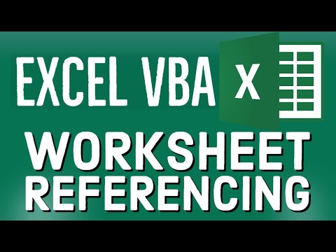 Excel VBA Tutorial for Beginners 24 Sheet Worksheet Referencing in Excel using VBA