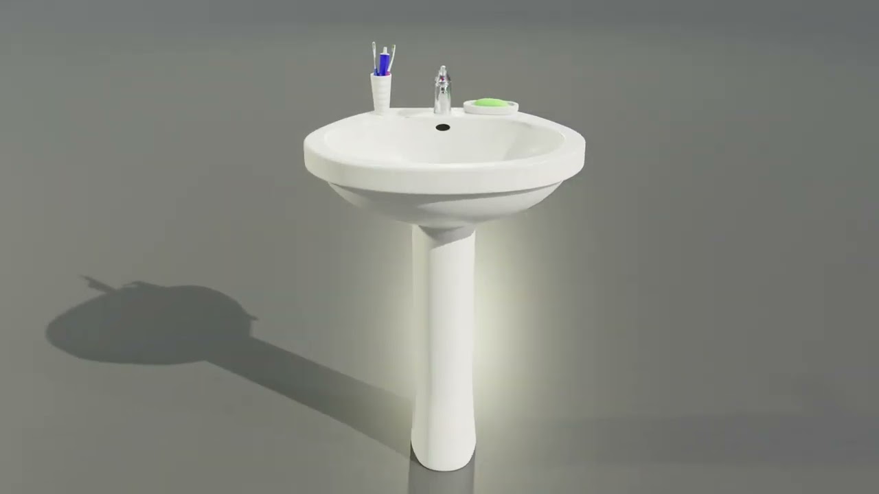 浴室水槽 3D 模型