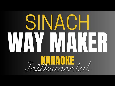Sinach - Way Maker | Instrumental with lyrics | Karaoke