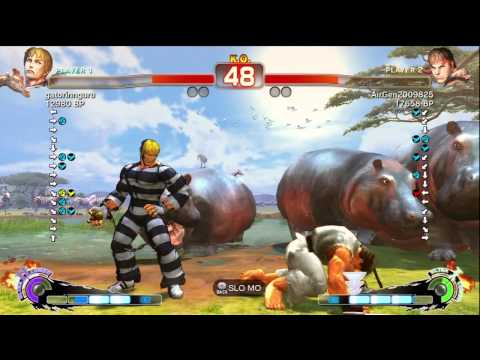 Air [Ryu] vs gatorinnguru [Cody] SSF4 Japanese Online Ranked Matches - TRUE-HD