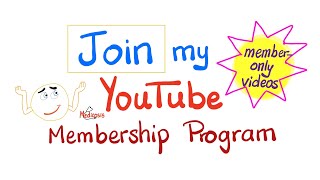 Do you want to (Join) my Youtube membership program? Member-only video