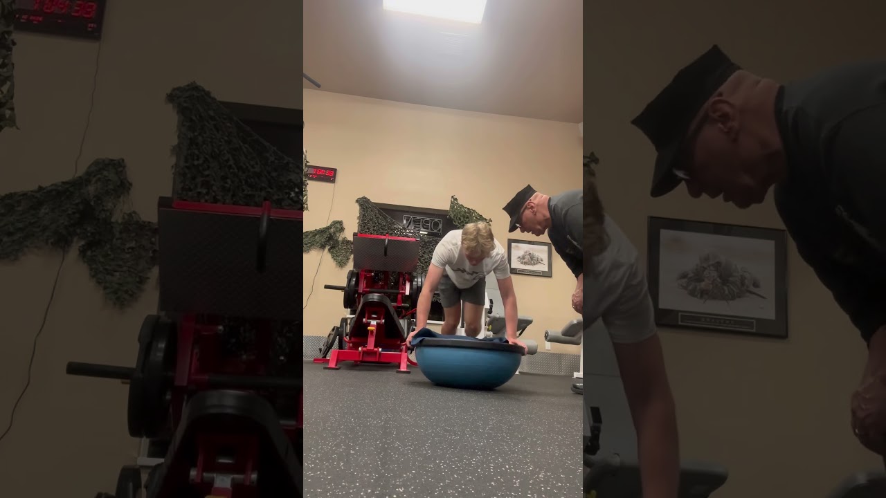 Pt Cadet Neilson has enlisted in the Airforce E.O.D he at BC so he can pass the PT test.