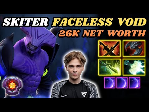🔥 Skiter FACELESS VOID Hard Carry Highlights 26K NET WORTH 🔥 Master Tier VOID - Dota 2