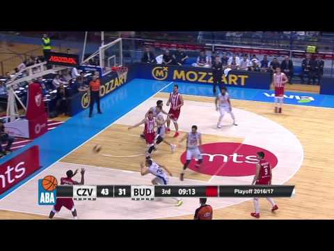 ABA Liga 2016/17 highlights, Semi-Finals, Game 1: Crvena zvezda mts - Budućnost VOLI (19.3.2017)