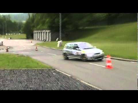 Slalom de Moudon 2011 - Rossel Simon - Clio RS2000 - Manche 1