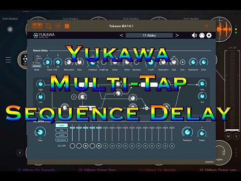Yukawa - Multi-Tap Sequence Delay by iceGear - Demo for the iPad