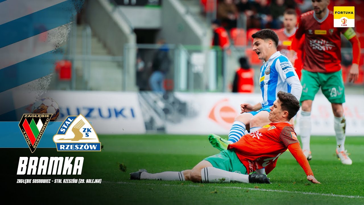 WIDEO: Zagłębie Sosnowiec - Stal Rzeszów 0-1 [BRAMKA]