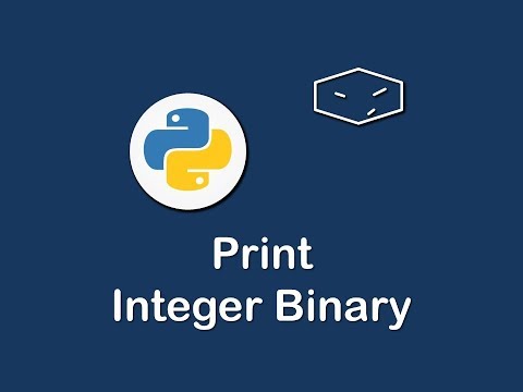 Learn print integer binary in python - Mind Luster