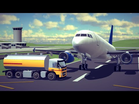 Airport Accidents, Helicopter Crashes & Airstrike Combat #4 | Besiege