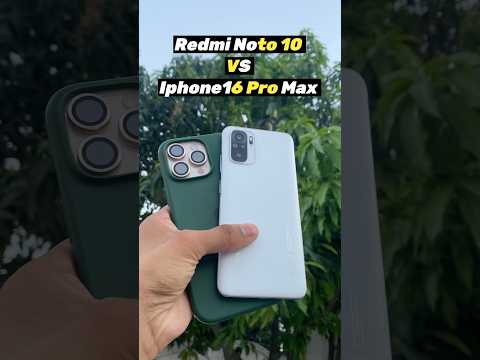 Redmi Note 10 VS Iphone 16 Pro Max Camera Result #iphone16promax #redminote10pro #xiaomicamera