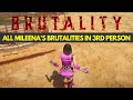 All Mileena S Brutalities In 3rd Person View