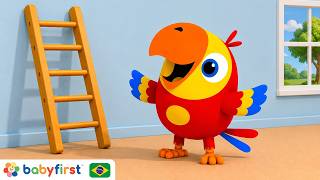 Larry Ensina Novas Palavras com Ovos Surpresa para Bebês | BabyFirst Brasil