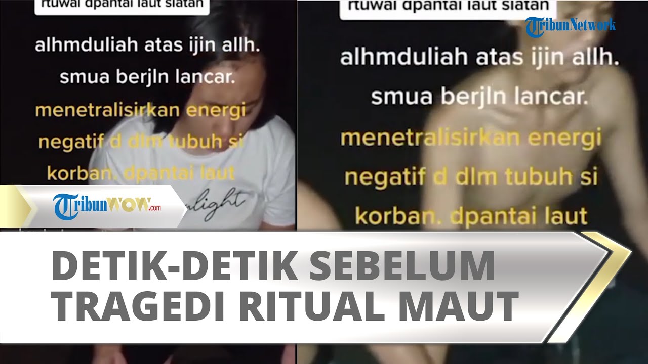 Beredar Video Amatir Ritual Maut di Pantai Payangan, Peserta Duduk di