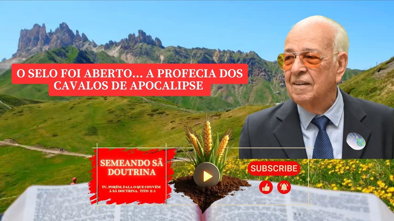 O SELO FOI ABERTO... PROFECIA DOS CAVALOS DE APOCALIPSE! Pr. Gedelti Gueiros