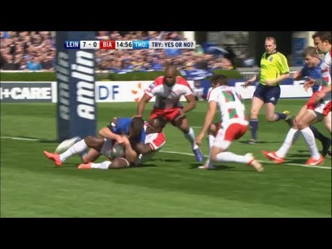 Takudzwa Ngwenya try saving tackles vs Leinster 2013