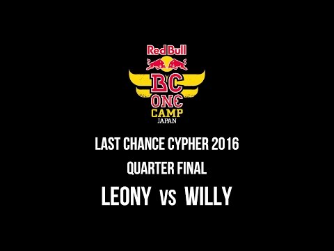 Red Bull BC One Last Chance Cypher 2016 - Quarter Final - Leony vs Willy