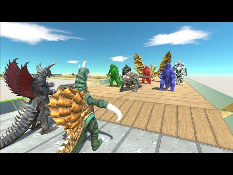 - NEW UNIT | GIGAN FINALWAR  GIGAN 197X VS GHIDORAH LAVA DEATH RUN  - Animal Revolt Battle Simulator
