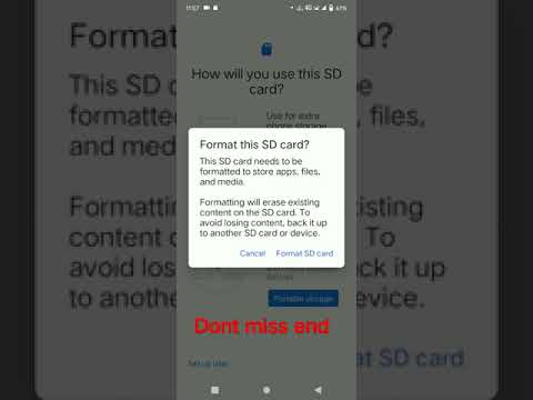 How to repair corrupted sd card