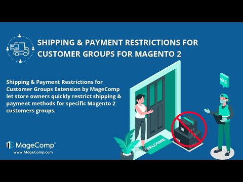 Shipping & Payment Restrictions for Customer Groups Extension for Magento 2
