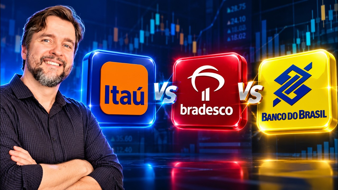 ITAU vs BRADESCO vs BANCO DO BRASIL: Qual é o melhor BANCO para INVESTIR? DEI O VEREDITO!