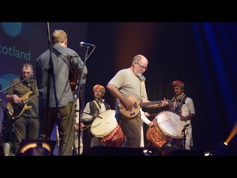 Shooglenifty and The Dhol Drummers of Rajasthan - Venus In Tweeds (Live at Celtic Connections 2015)