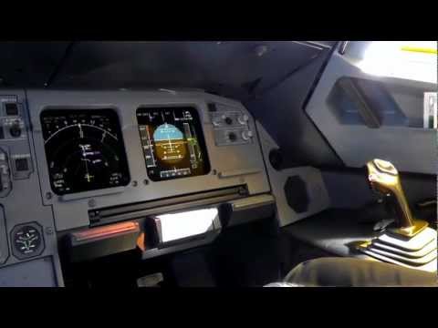 Cyprus Airways A320-232|Cockpit Scenes and Descent|Full HD!