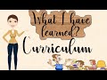 The Teacher and the School Curriculum - What I Have Learned