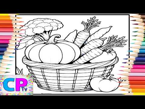 Coloring Pages Printable Vegetables