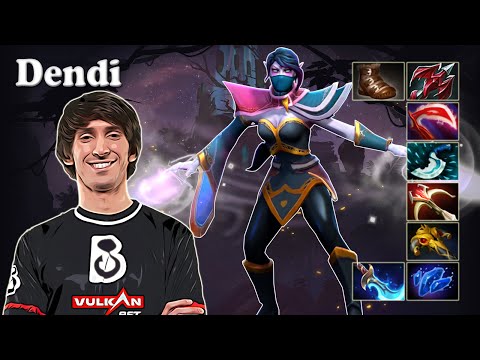 Dendi - Templar Assassin Midlane with iNSaNiA Gyrocopter | Dota 2 7.29d Gameplay