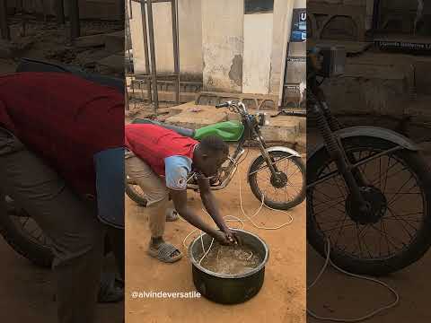 Testing the power of a bike #trending