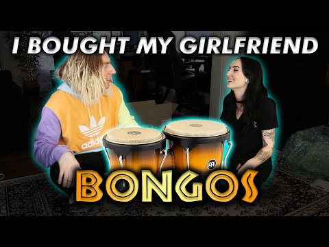 I Bought My Girlfriend MEINL Bongos! (Unboxing) - Here Is What Happened...