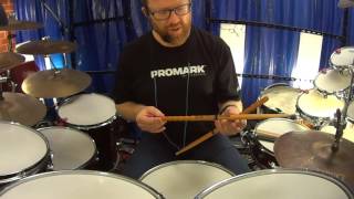Video thumbnail for Promark Glenn Kotche Active Wave Signature Drumsticks mm663b by Chris Quinlan Melbourne Musos Drum Show