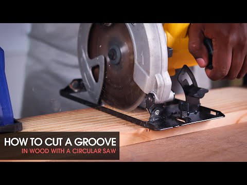 How to Cut a Groove in Wood with a Circular Saw